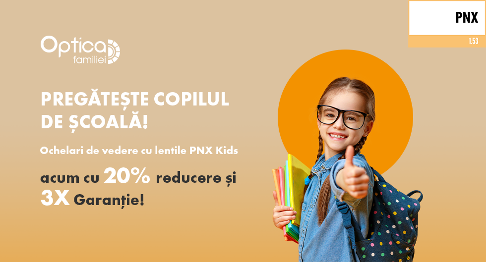 Pregătim copilul de școală: controlul vederii și lentile speciale pentru copii