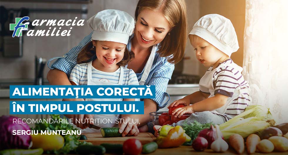 Alimentaţia corectă în timpul postului. Recomandările nutriționistului, Sergiu Munteanu