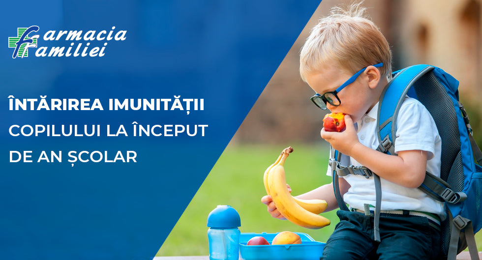 Întărirea imunității copilului la început de an școlar