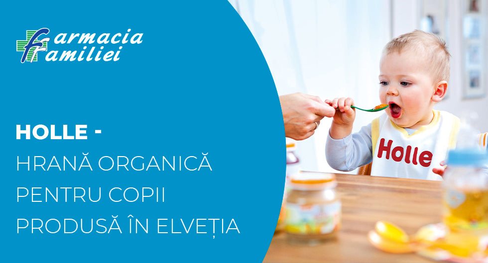 HOLLE - hrană organică pentru copii produsă în Elveția