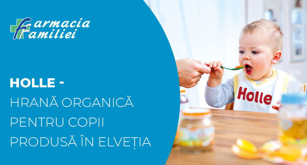 HOLLE - hrană organică pentru copii produsă în Elveția