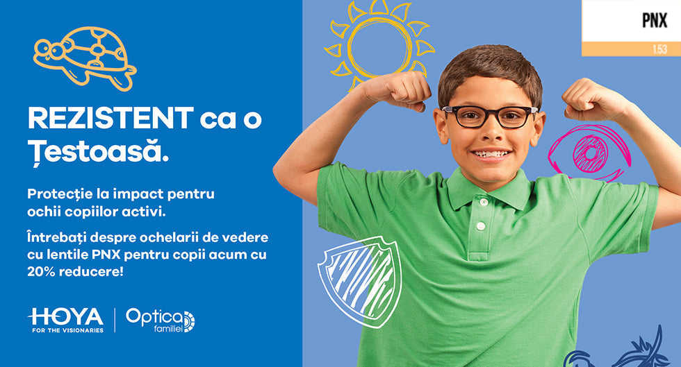 Ideale pentru copii: lentile de vedere rezistente ca o Țestoasă