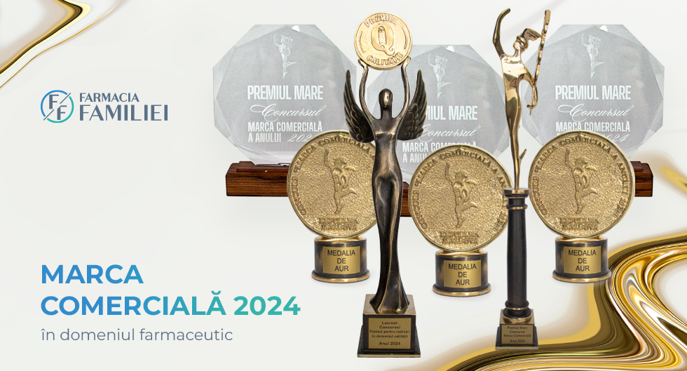 Farmacia Familiei – 8 premii în cadrul concursului „Marca Comercială a Anului 2024”