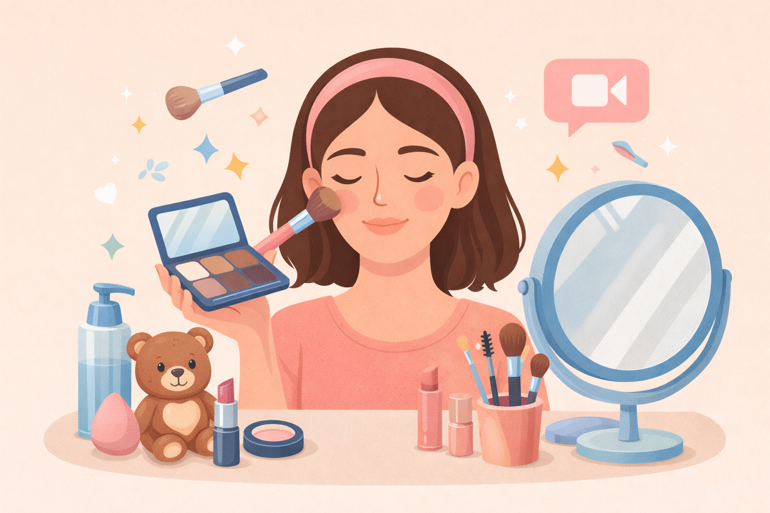 Machiaj ca la salon, fără să ieși din casă