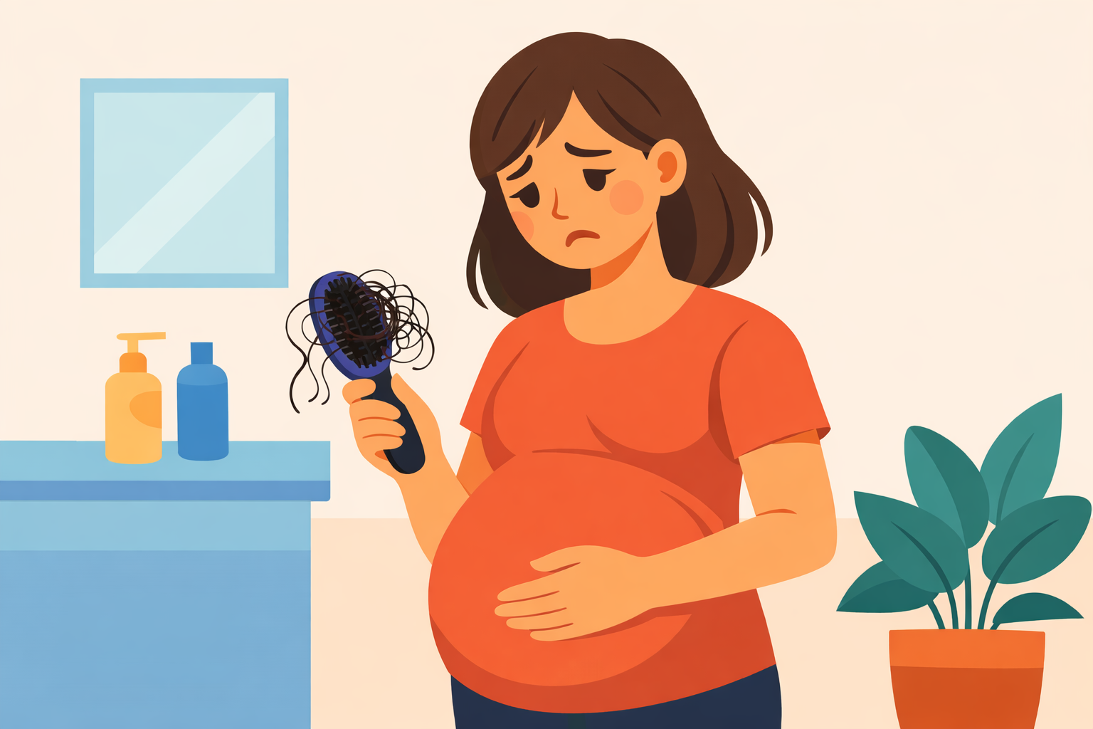 Alăptarea și căderea părului după naștere: cum să reduci problema