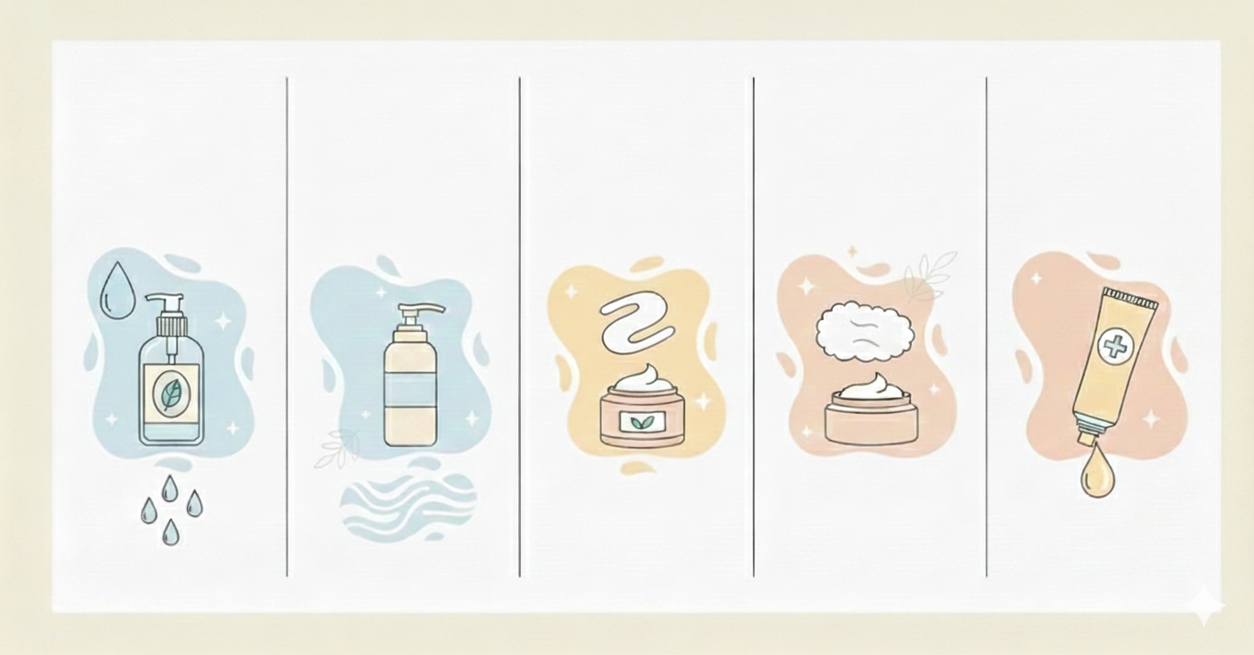 Texturi în dermatocosmetice: când alegi gel, cremă, fluid, balsam sau unguent