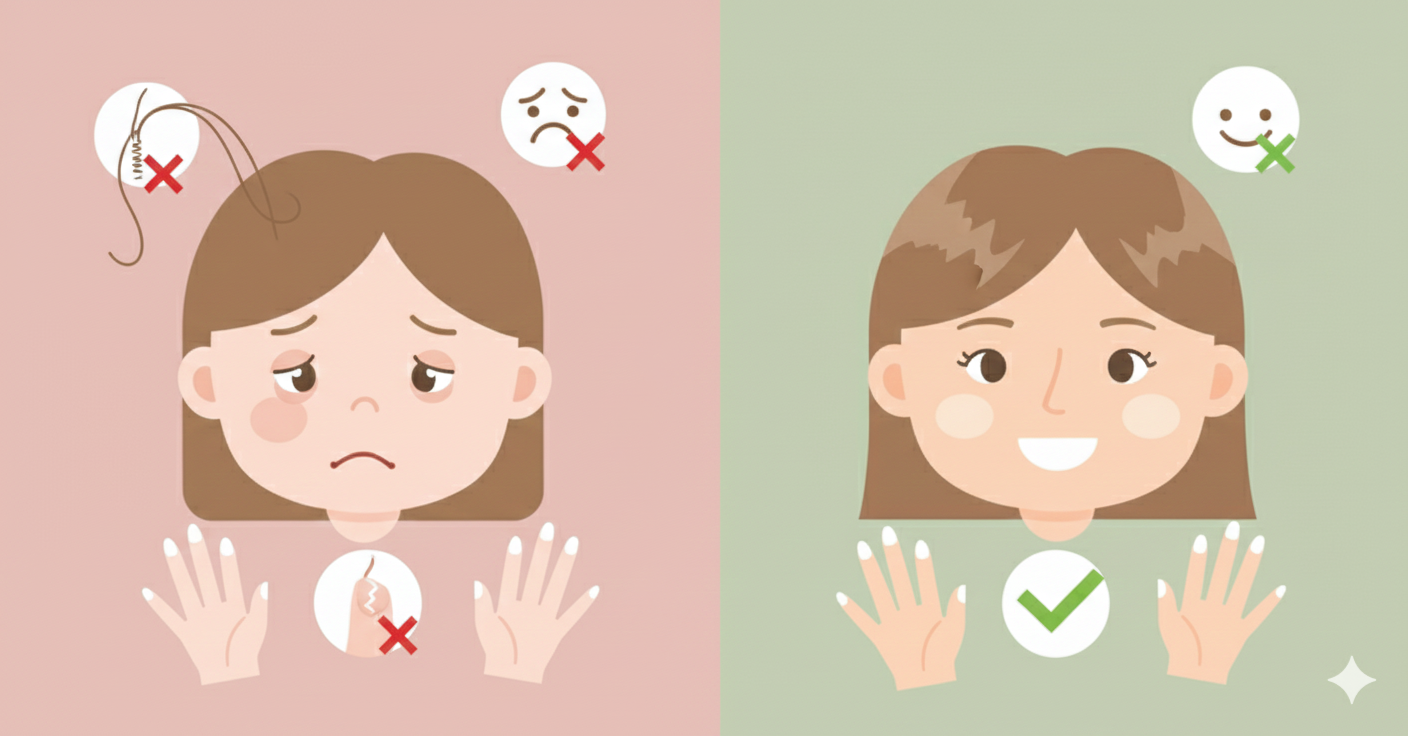 Păr fragil, unghii care se rup, ten tern? Află cum poți reface frumusețea din interior