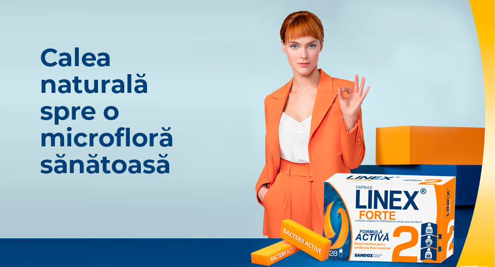 Linex® Forte - calea naturală spre o microfloră sănătoasă