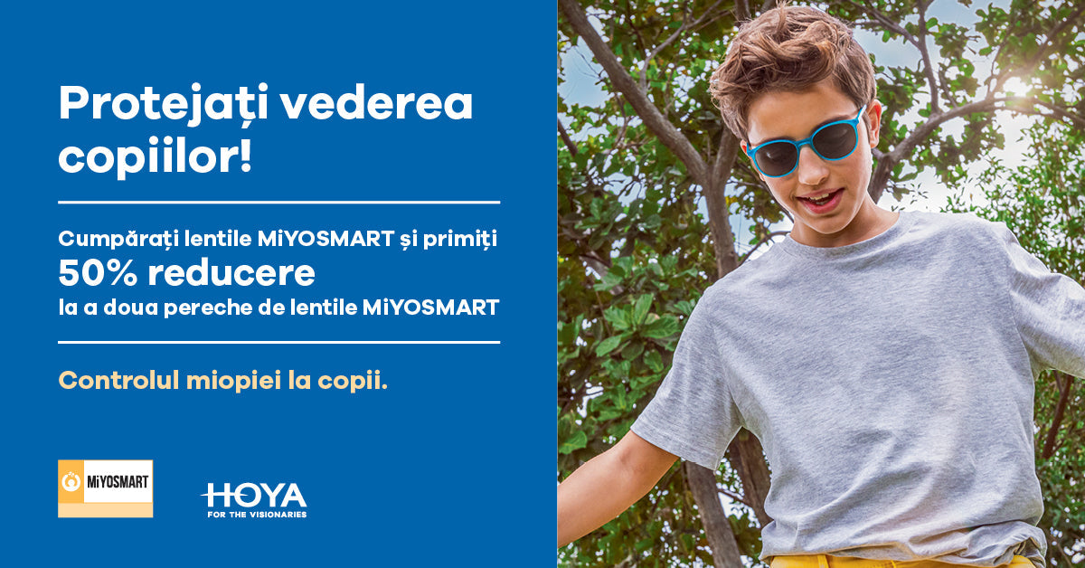 Lentile MiYOSMART – modul inteligent de a trata miopia la copii