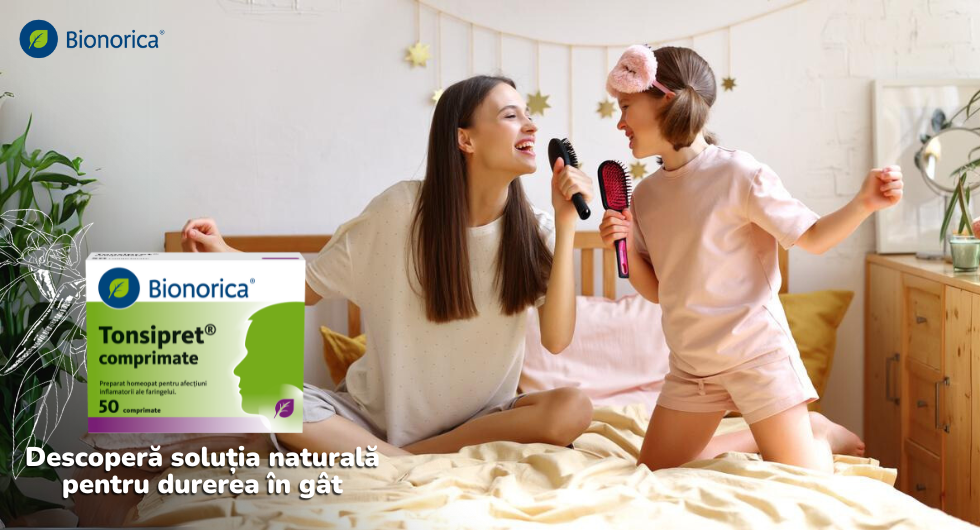 Descoperă Tonsipret® - soluția naturală pentru durerea în gât