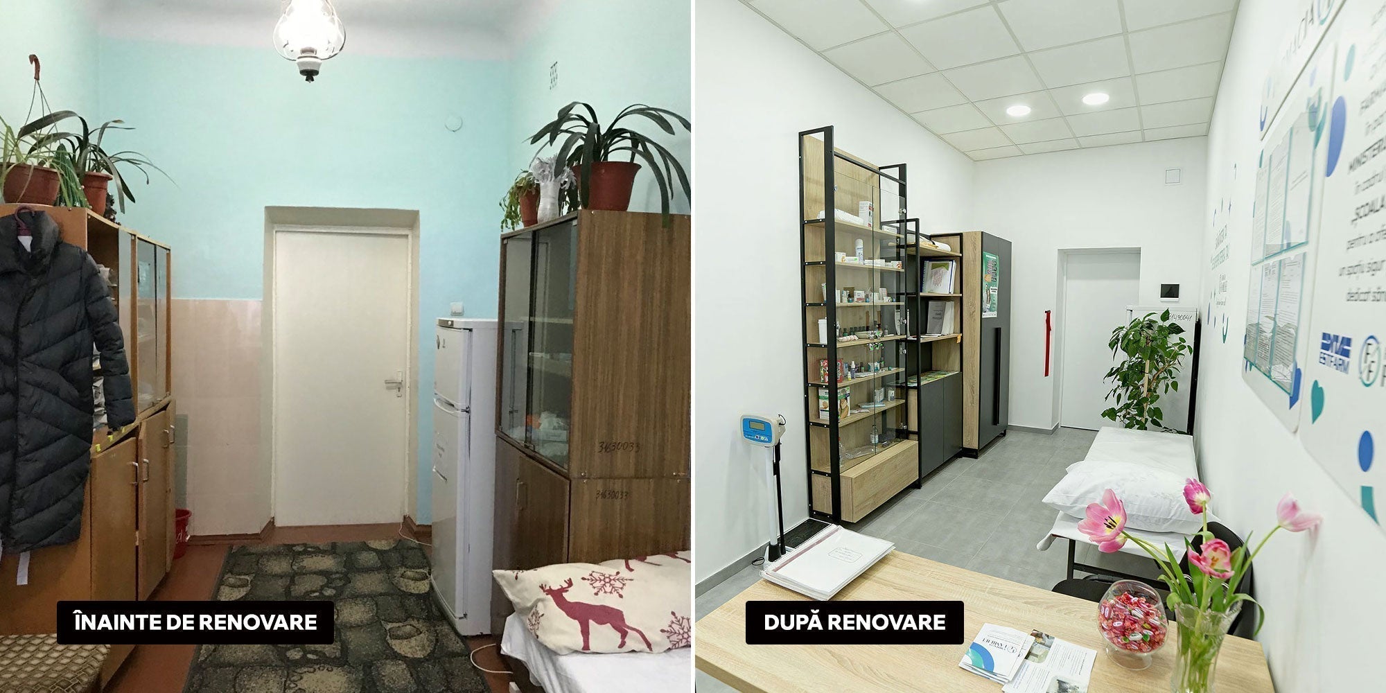 Un nou cabinet medical renovat și dotat în cadrul proiectului „Școala Model”!