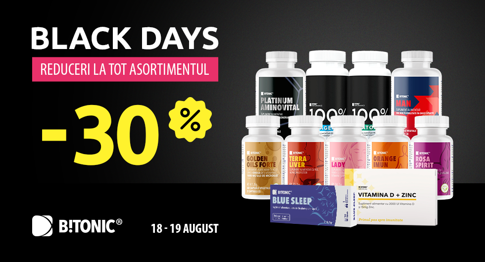 Black Days Bitonic, 30% REDUCERE