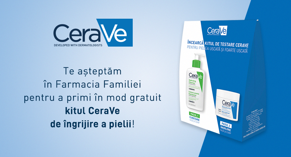 Kit-uri Gratuite CeraVe pentru piele uscata