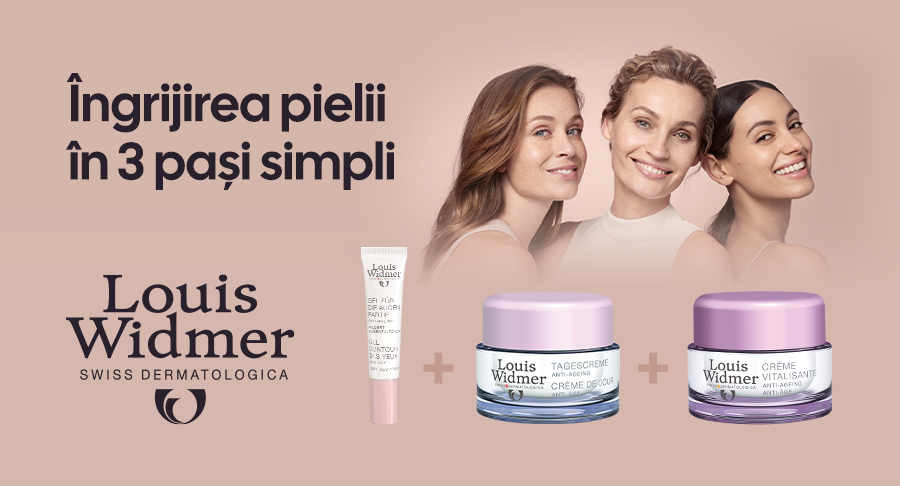 Îngrijirea pielii în 3 pași simpli cu Louis Widmer
