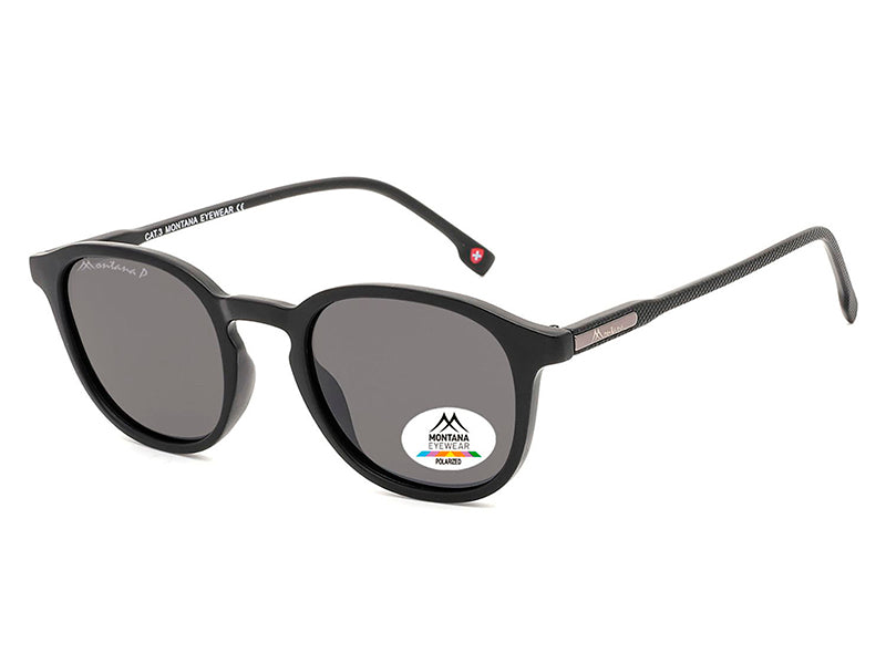 Ochelari de soare Montana MP13, Matt Black + husa