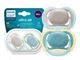 Philips Avent Ultra Air Suzete din silicon 18m 2 buc SCF349/01