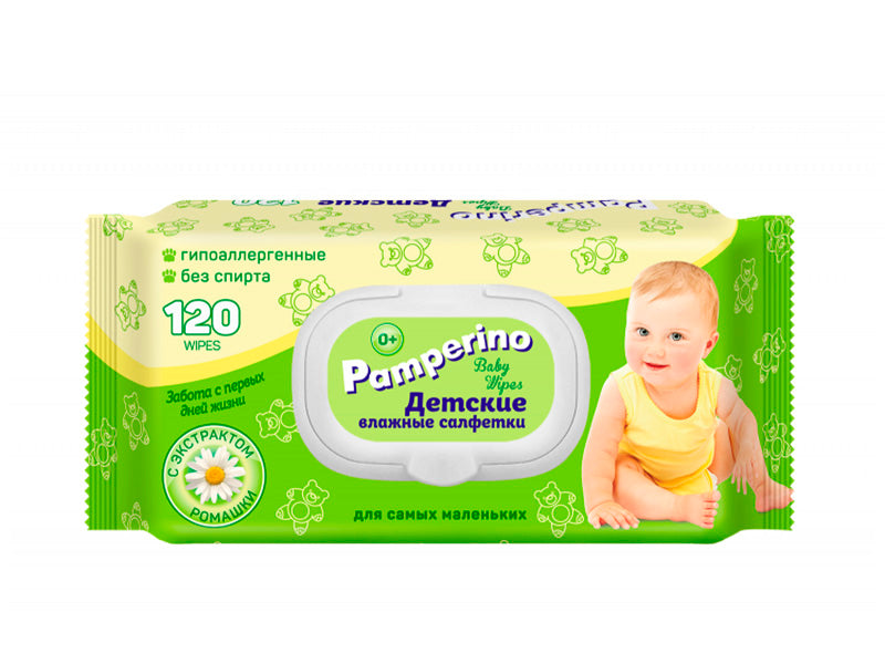 Pamperino servetele umede pt copii extract musetel cu capac N120