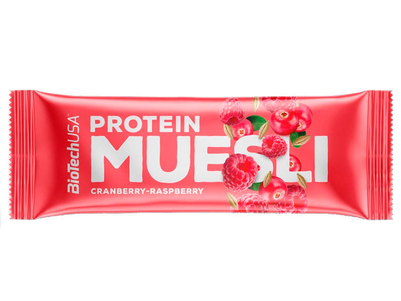 Biotech Batonas Protein Muesli 30g merisor-zmeura