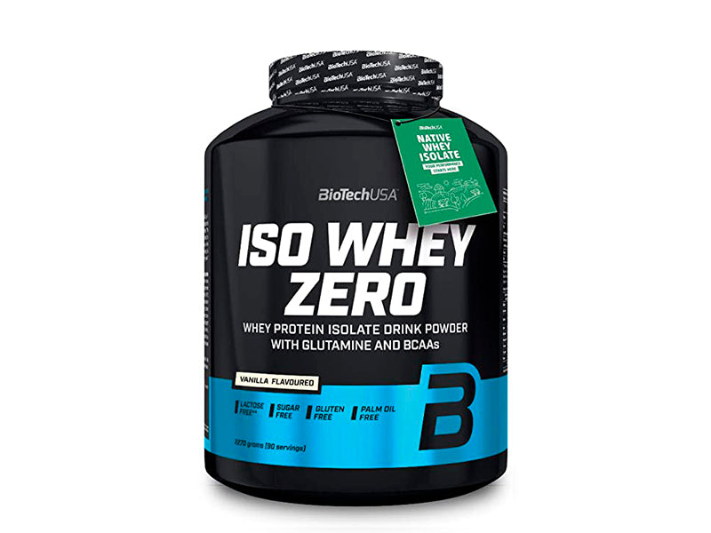 Biotech Pudra proteica Iso Whey Zero fara lactoza 2270g vanilla