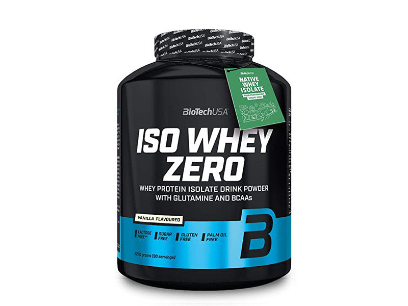 Biotech Pudra proteica Iso Whey Zero fara lactoza 2270g vanilla