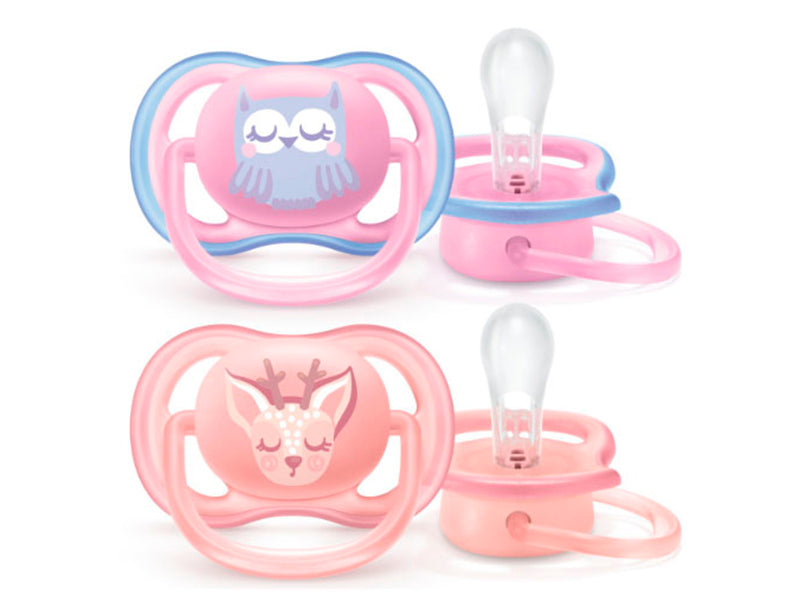 Philips Avent Ultra Air Suzete din silicon 0-6m 2 buc SCF085/02