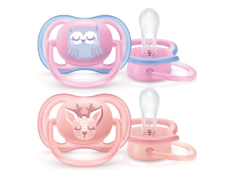 Philips Avent Ultra Air Suzete din silicon 0-6m 2 buc SCF085/02