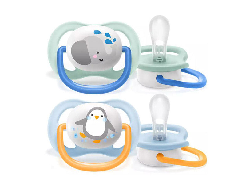 Philips Avent Ultra Air Suzete din silicon Boy 0-6m 2 buc SCF080/05