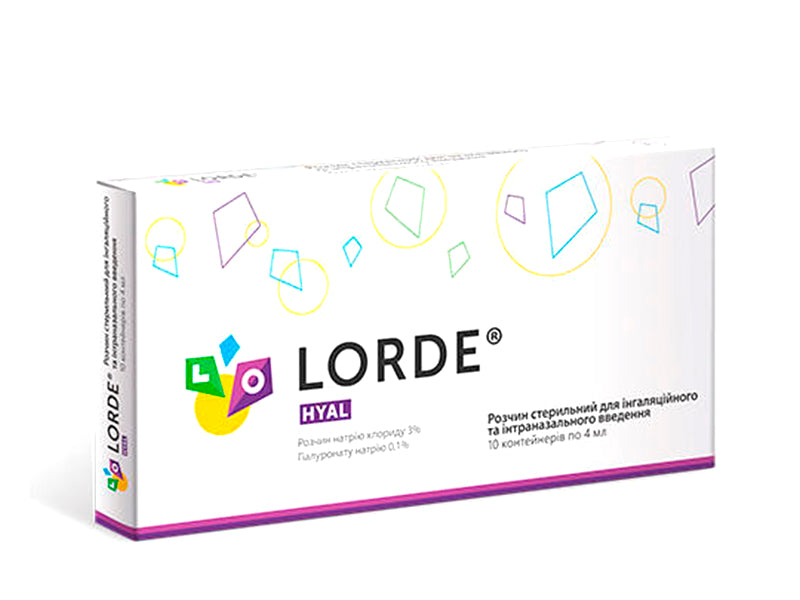 Lorde Hyal sol.sterila pu inhalatii, sol.nazala 4ml