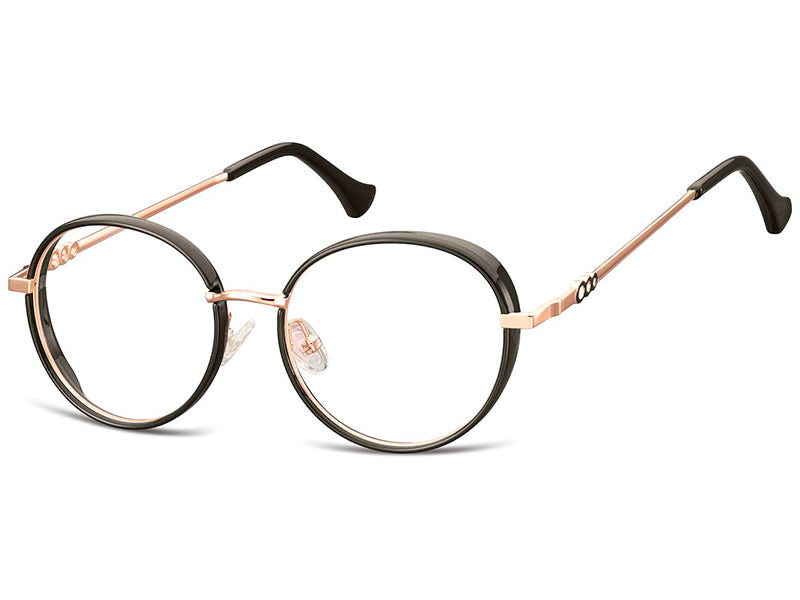 Rama optica Montana MTR-91B, din Metal, Shiny pink gold/black
