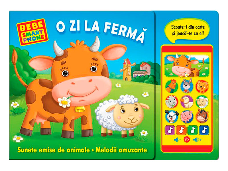 Carte Bebe smartphone. O zi la ferma