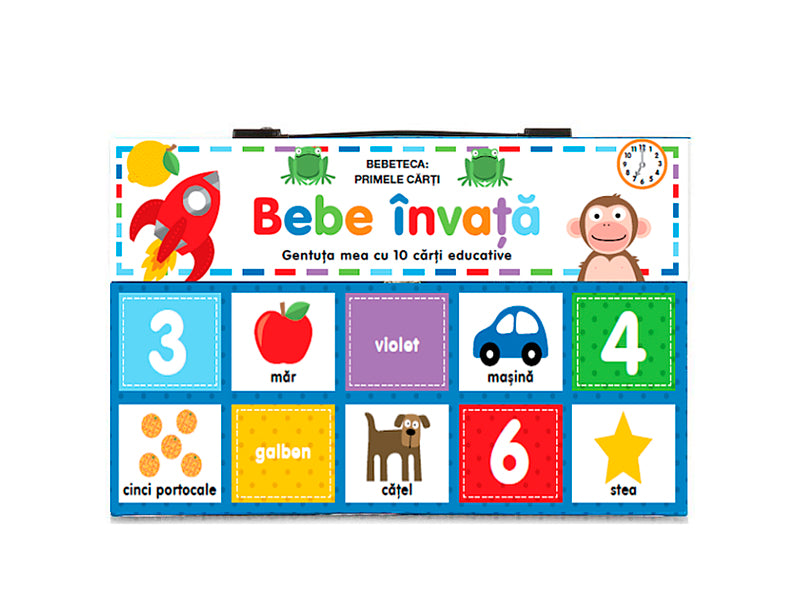 Carte Bebe invata. Gentuta mea cu 10 carti educative