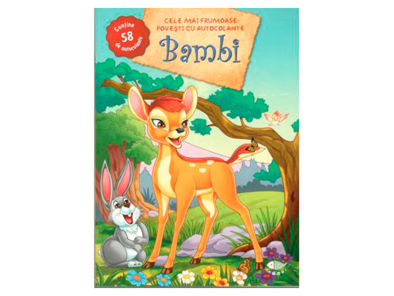 Carte Cele mai frumoase povesti cu autocolante. Bambi