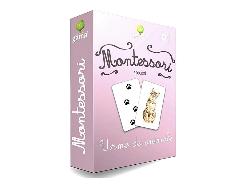 Carte Carti de joc Montessori. Animale. Asocieri
