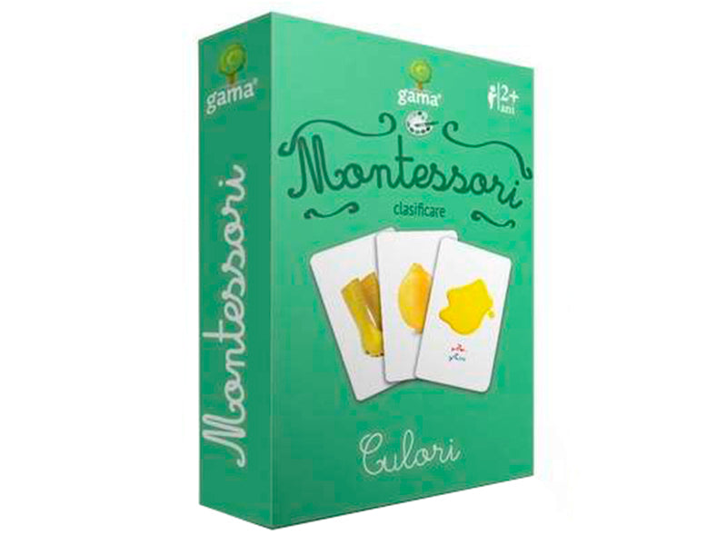 Carti de joc Montessori. Culori. Clasificare