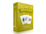 Carti de joc Montessori. Arbori: frunze, flori, fructe
