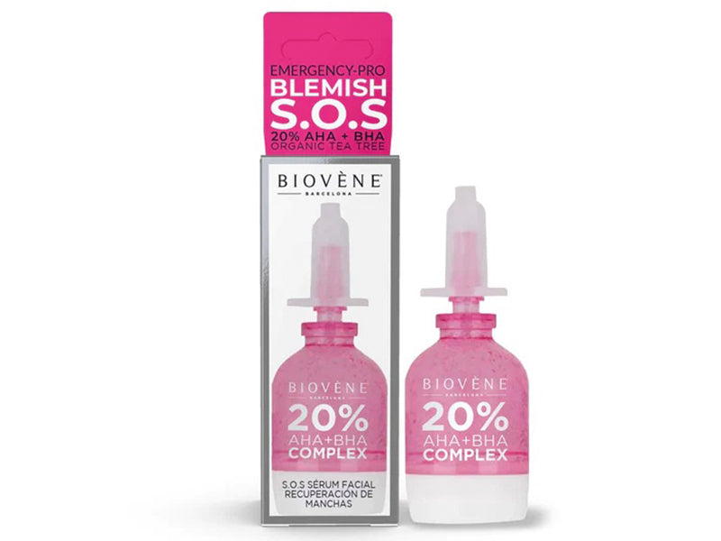 Biovene Ser anti-acneic pu fata cu AHA & BHA Tea Tree 10ml