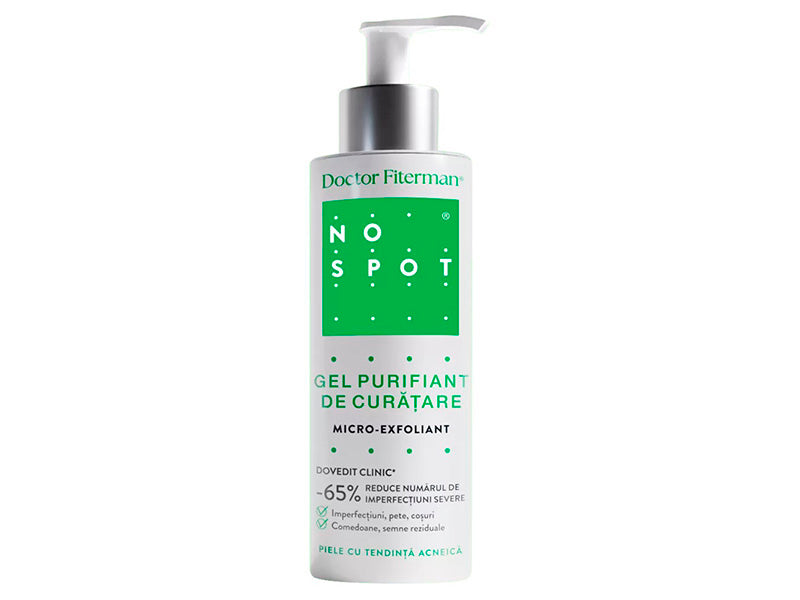 Doctor Fiterman NO SPOT Gel purifiant de curatare cu pompita 200ml