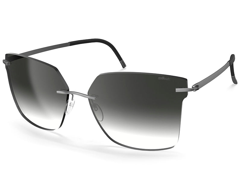 Ochelari de soare Silhouette Medern Wayfarer 8735/75-6660-00, SPX High-Tech Titanium, p/u barbati