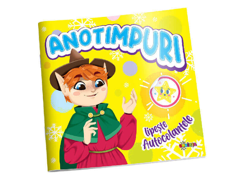 Carte lipeste autococolante Anotimpuri