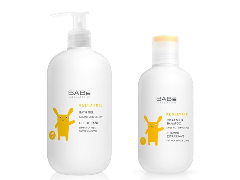 BABE Set Gel de dus pediatric 500ml + Sampon Extra mild 200ml