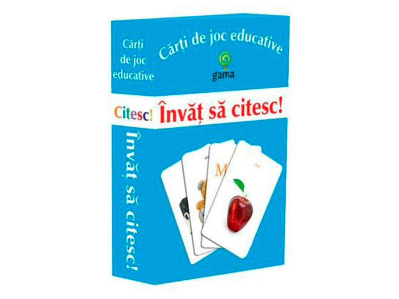 Carti de joc educative. Invat sa citesc. EduCard Initiat