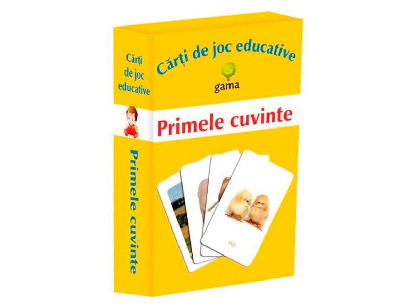 Carti de joc educative. Primele cuvinte. EduCard Junior
