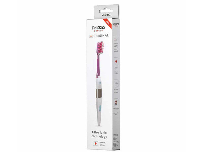 Ionickiss Periuta de dinti Original Medium Pink H01P