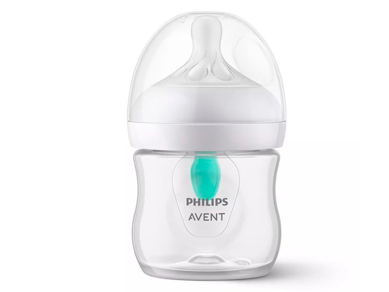 Philips Avent Natural Response Air-Free Biberon din plastic cu dispozitiv anti-colici +0 luni cu debit 2, 125 ml SCY670/01