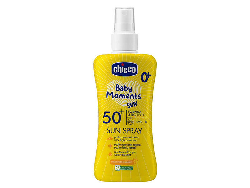 Chicco Baby Moments spray de soare SPF 50+
