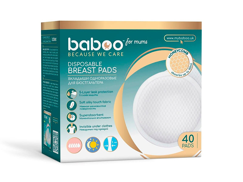 Baboo absorbante pentru piept