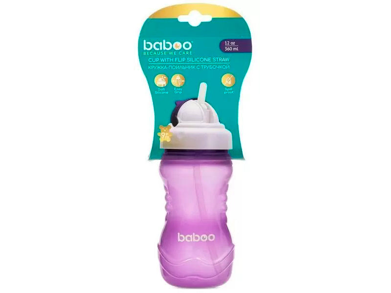 Baboo cana cu pai 360ml violet 9M+ 8-128