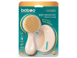 Baboo set perie si pieptine 0M+ 2-221