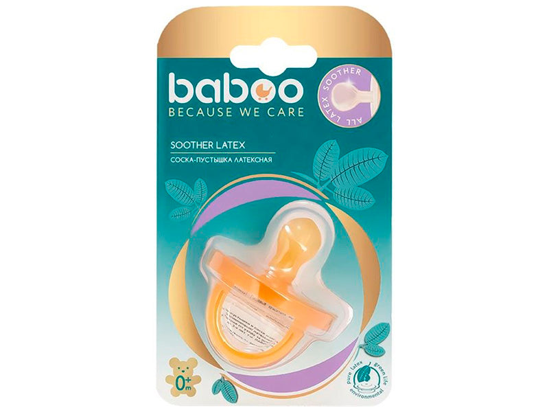 Baboo suzeta latex rotunda