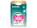 Baboo suzeta silicon plata roz 6M+ 5-032
